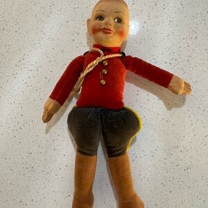 Vintage Norah Wellings Doll ~ Royal Canadian Mounted Police / Mountie Cloth